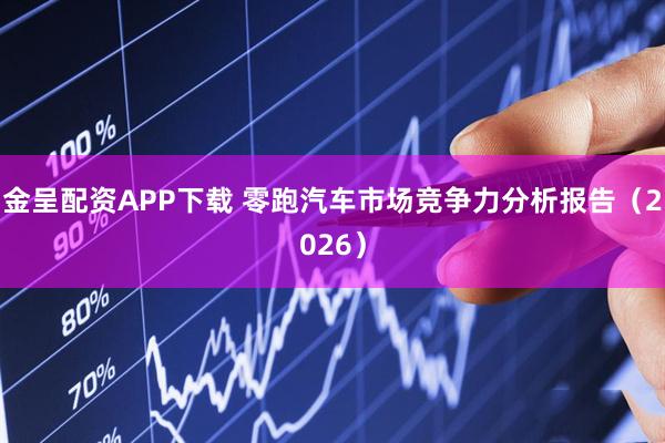 金呈配资APP下载 零跑汽车市场竞争力分析报告（2026）