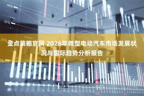 金点策略官网 2026年微型电动汽车市场发展状况与国际趋势分析报告